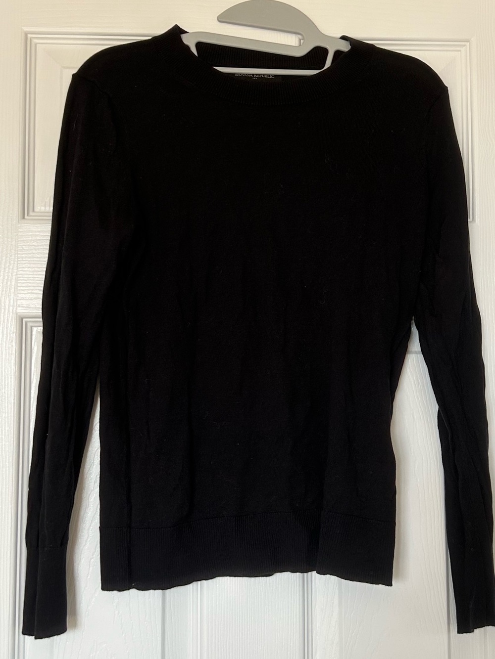 Banana Republic Black Crewneck Sweater